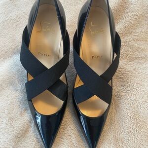 Christian Louboutin Black Patent Leather Women's Shoes